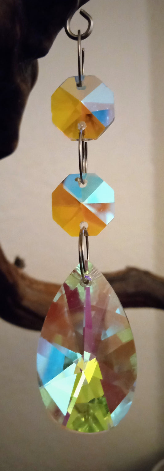 Small Crystal Chain Accessory